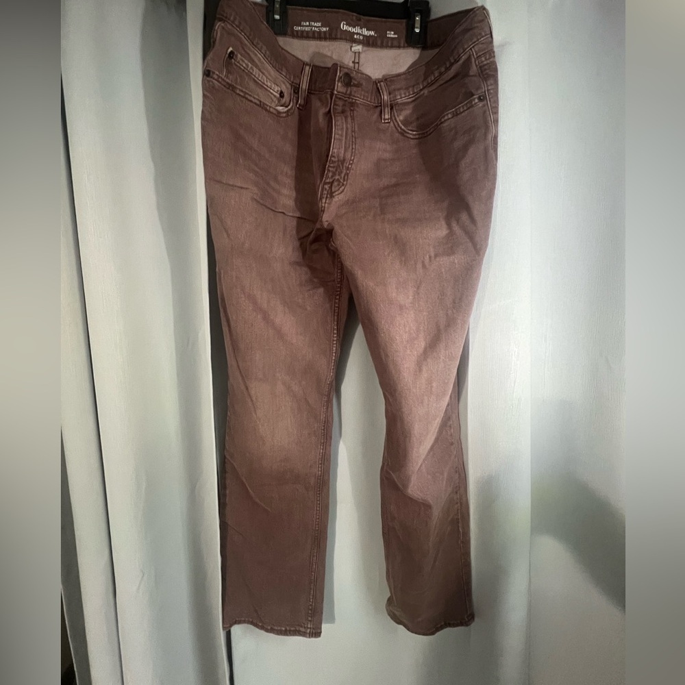 Mens Goodfellow and Company purplish denim jeans 38x32